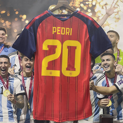 2026 Yamal Same Style Men's and Women's Home Short-Sleeved Football Uniform