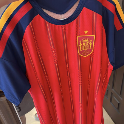 2026 Yamal Same Style Men's and Women's Home Short-Sleeved Football Uniform