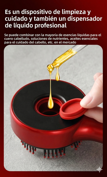 Cepillo Reparador Anticaída con Terapia de Luz Roja