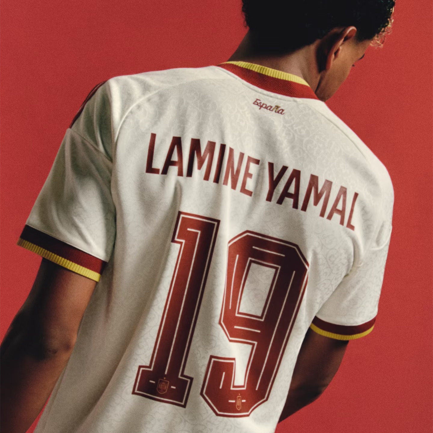 2026 Yamal Same Style Men's and Women's Home Short-Sleeved Football Uniform